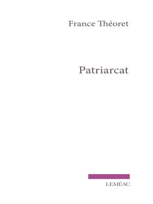 cover image of Patriarcat